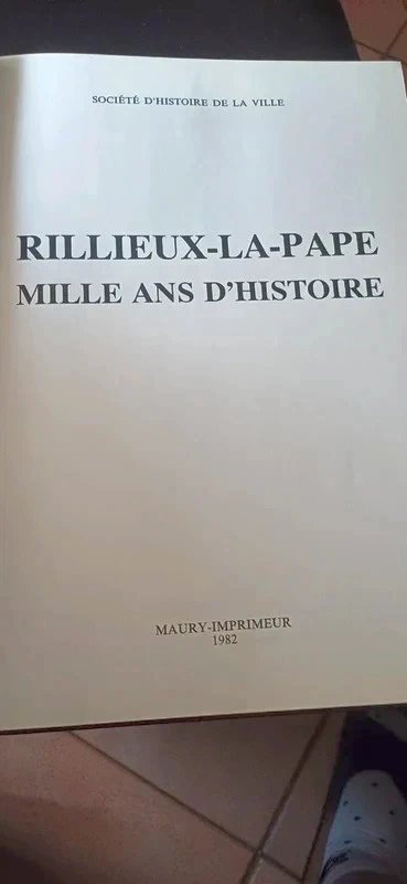 Rilleux la Pape mil anos de história sociedade de história da cidade – photo 4